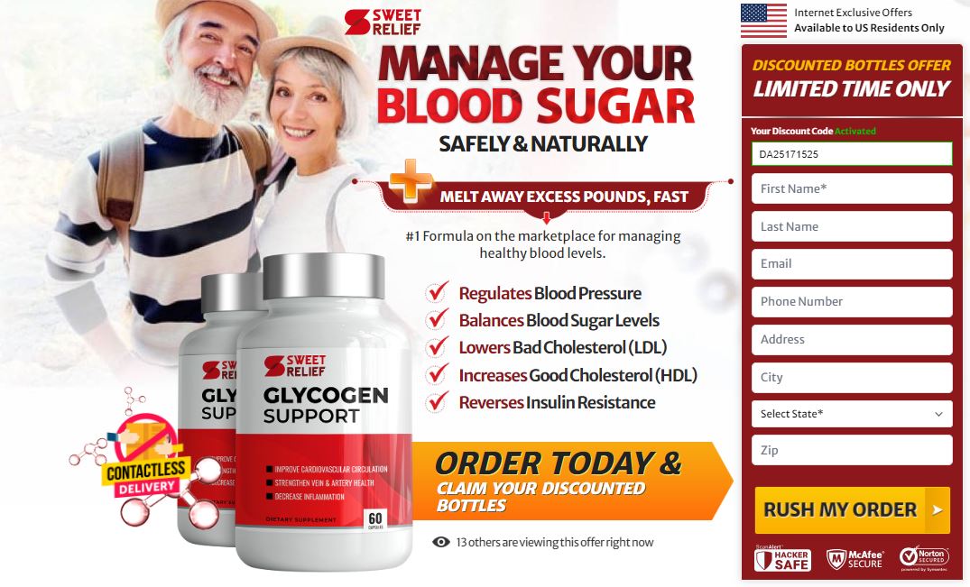 Sweet Relief Glycogen Support Reviews Complaints Does It Work, Cost!